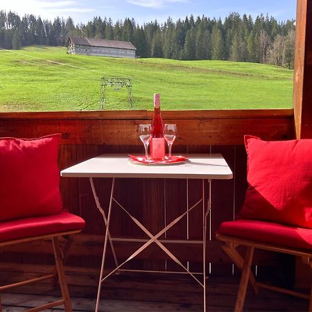 Ferienwohnung Bergblick Am Rande Der Wildnis Sibratsgfall Екстер'єр фото