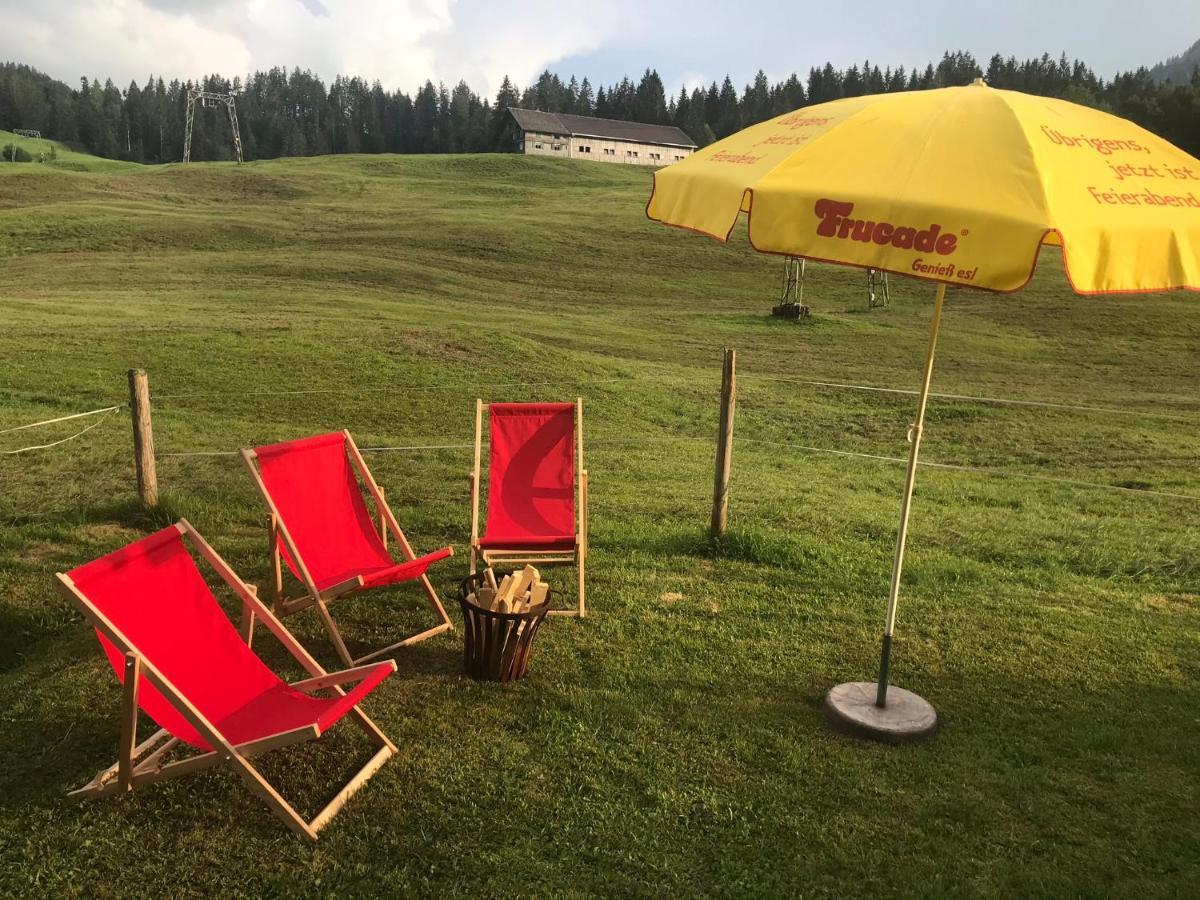Ferienwohnung Bergblick Am Rande Der Wildnis Sibratsgfall Екстер'єр фото