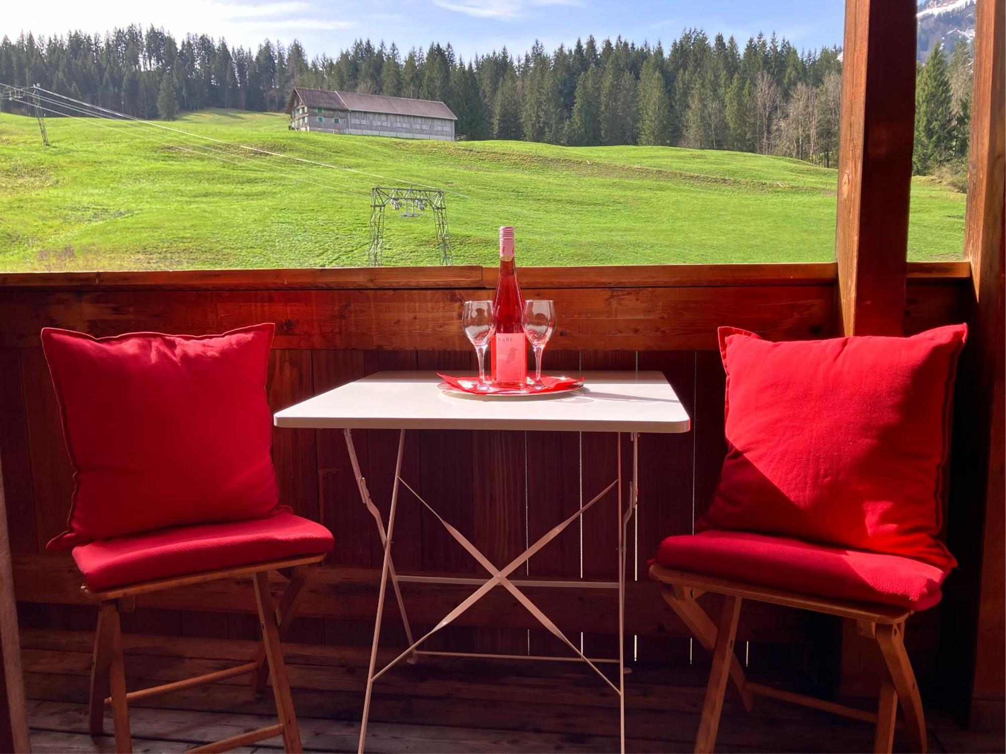 Ferienwohnung Bergblick Am Rande Der Wildnis Sibratsgfall Екстер'єр фото